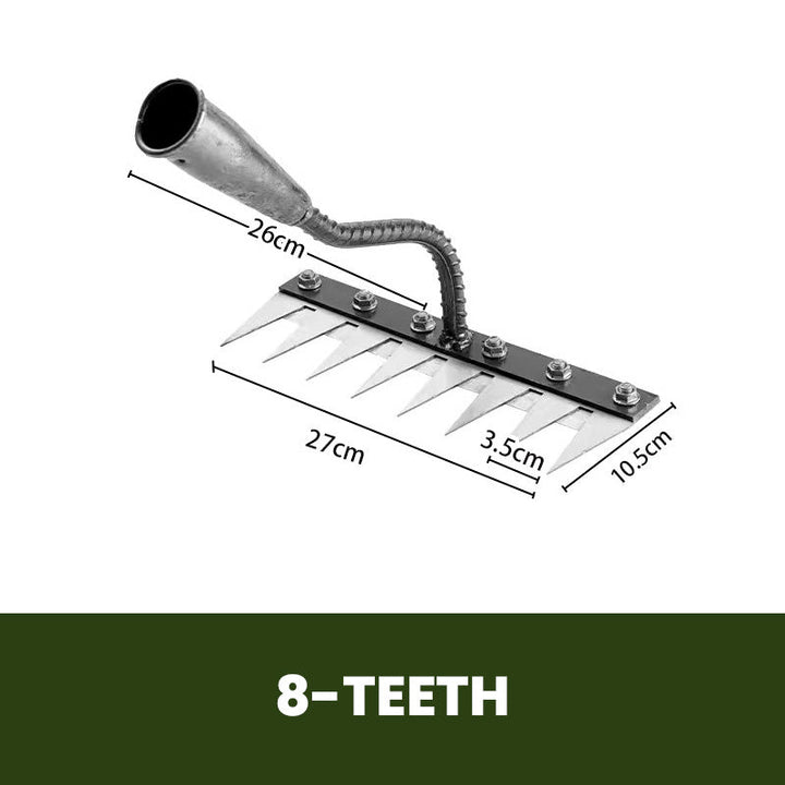 GardenTand Expert – Versatile hand rake made of carbon steel for precision work | Bowlift