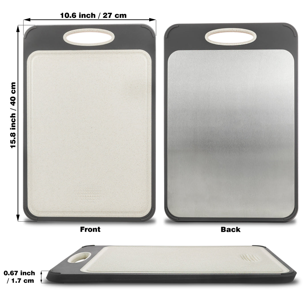 BowLift | Hygienic Stainless Steel Chopping Board - SteelSafe