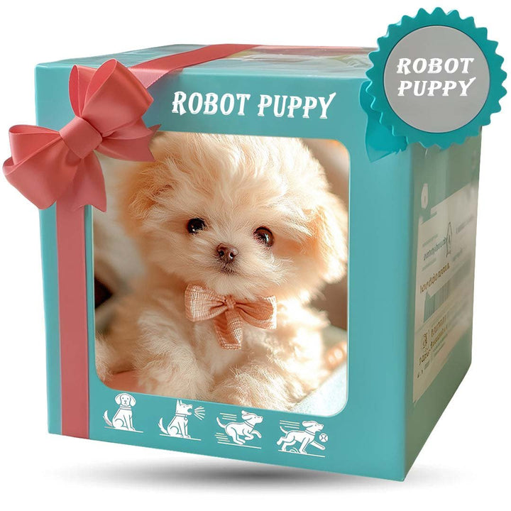 BowLift | CuddlePup Smart Robot Puppy Dog | Perfect gift for children & elderly