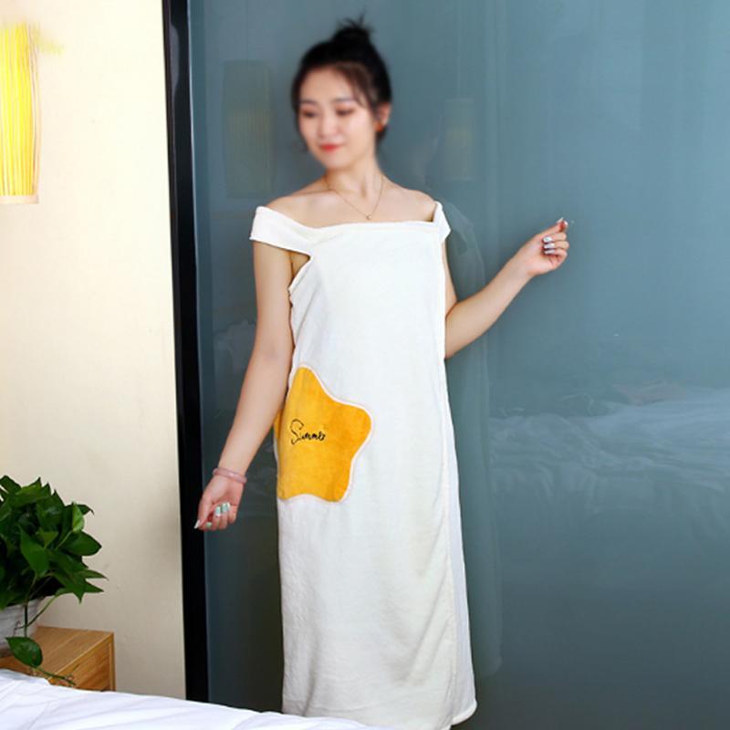 Women Quick Dry Wearable Microfiber plush Bathrobes | Bowlift