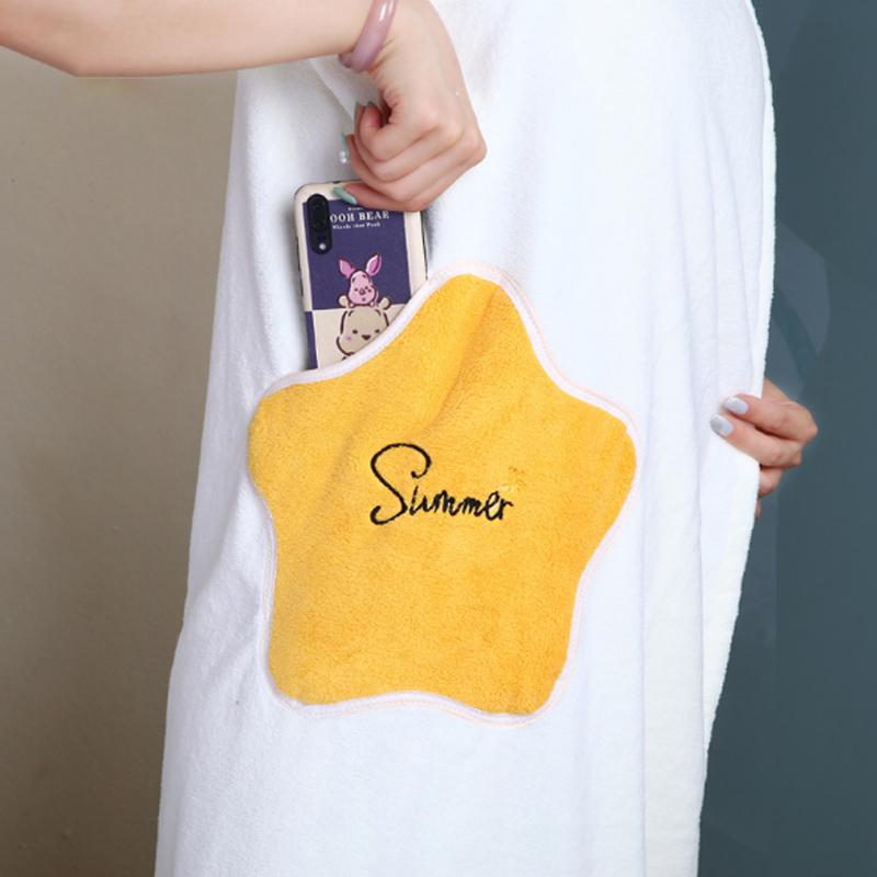 Women Quick Dry Wearable Microfiber plush Bathrobes | Bowlift