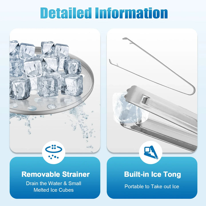 Ice Bucket Stainless Steel Insulated Beer Drink Double-layer Cooler | Bowlift