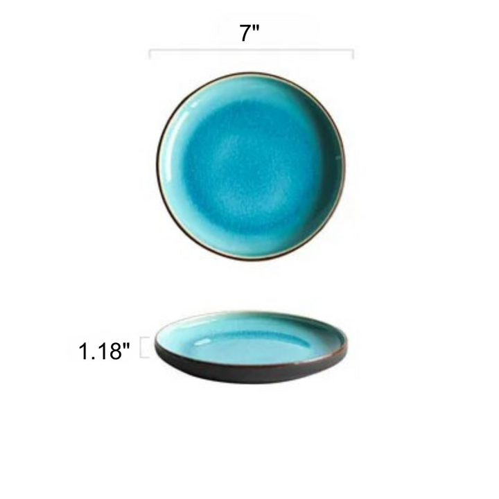 Ice Cracking Glaze Ceramic Tableware Plate Bowl Tea Cup Dinnerware | Bowlift