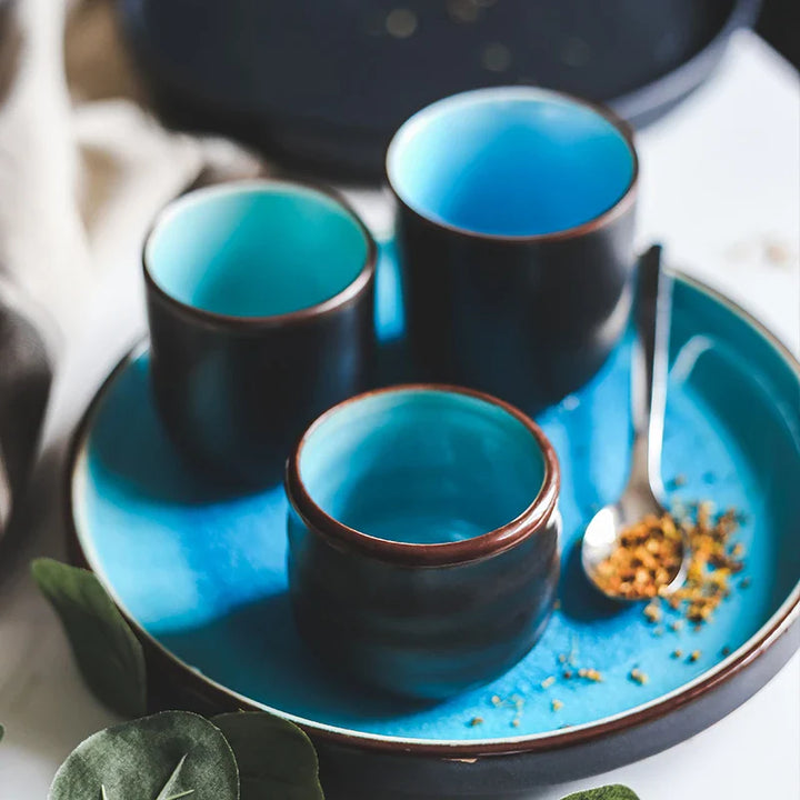 Ice Cracking Glaze Ceramic Tableware Plate Bowl Tea Cup Dinnerware | Bowlift