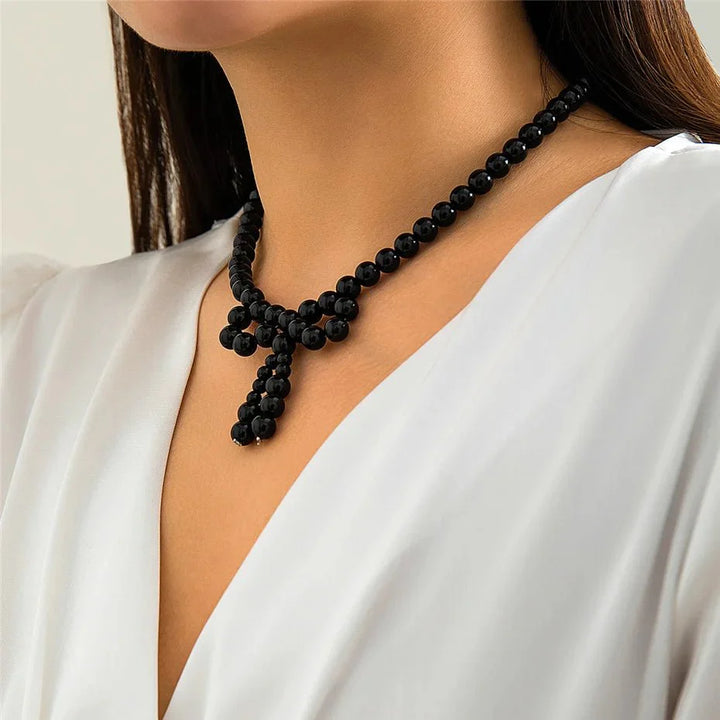 BowLift | Iconic Dainty Pearl Bow Necklace