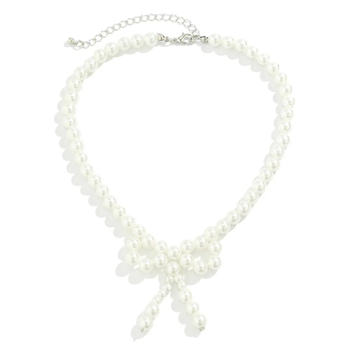 BowLift | Iconic Dainty Pearl Bow Necklace
