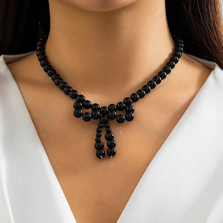 BowLift | Iconic Dainty Pearl Bow Necklace