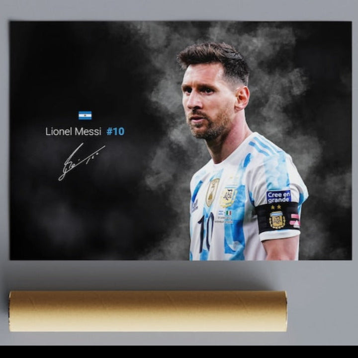 Rolled Canvas Lionel Messi Poster | Bowlift