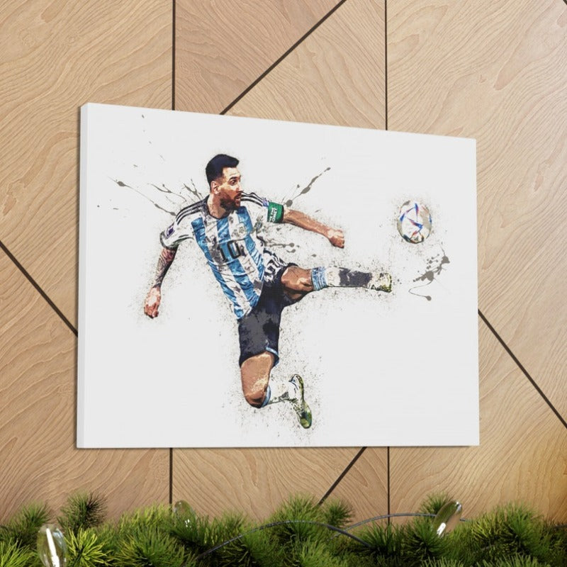Canvas Wrap Lionel Messi Poster | Bowlift