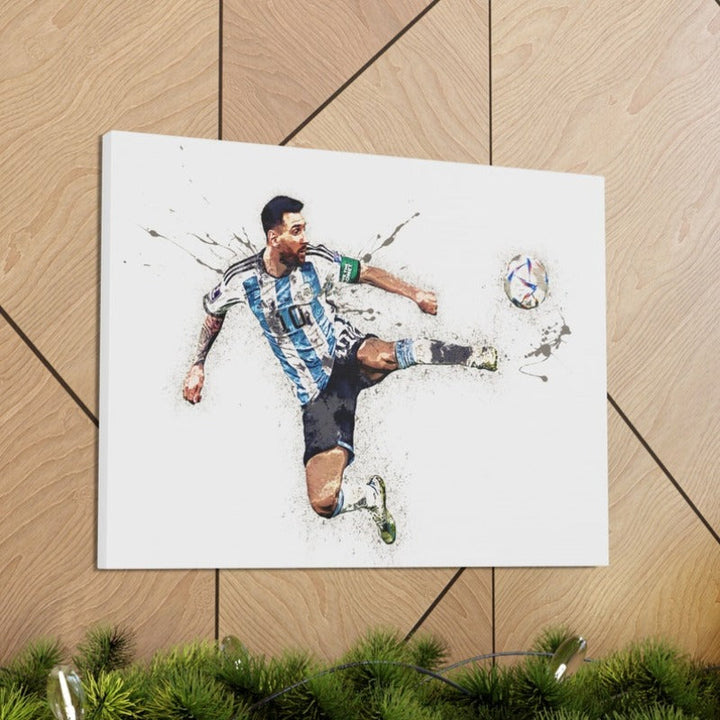 Canvas Wrap Lionel Messi Poster | Bowlift