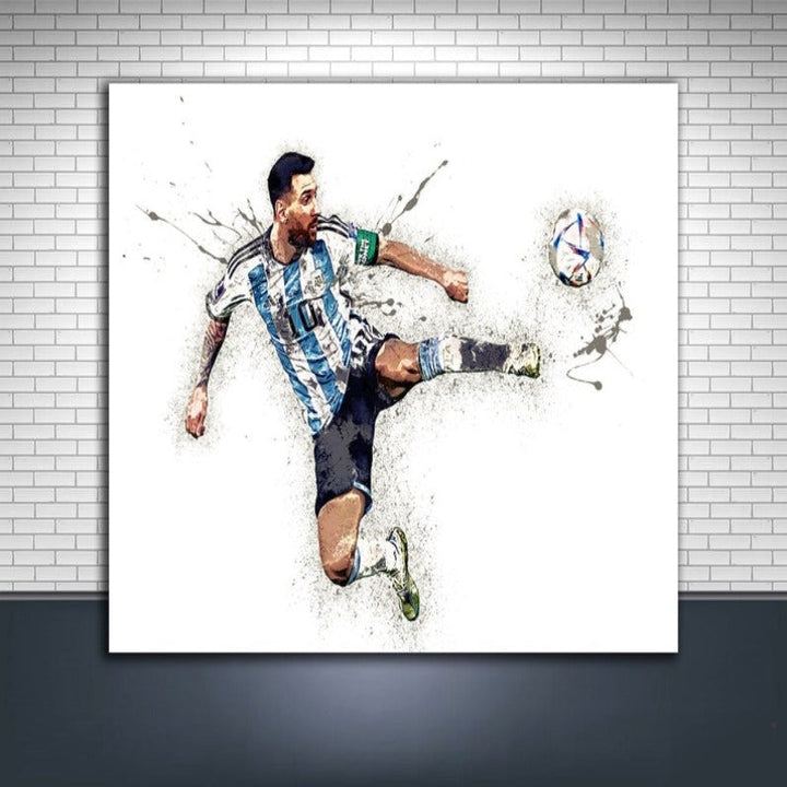 Canvas Wrap Lionel Messi Poster | Bowlift