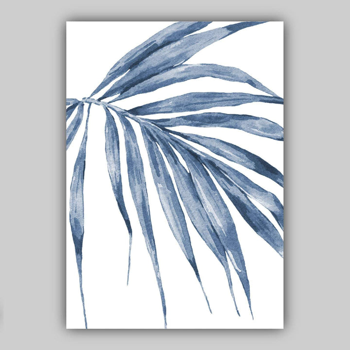 BOTANICAL Set of 3 Navy Blue Flower Art PRINTS | Bowlift