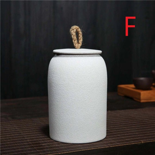 BowLift | Kitchen Vintage Storage Jar for Cookies and Sugar | Airtight Ceramic Pot Gong Fu