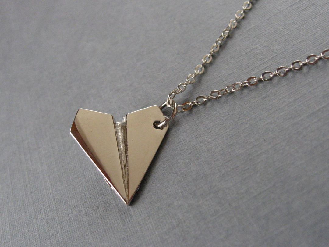 Paper Airplane Necklace | Bowlift