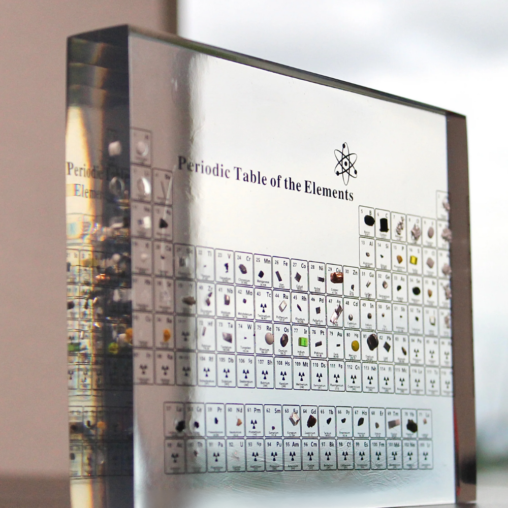 BowLift | Illuminated Periodic Table with Real Elements - Elementa