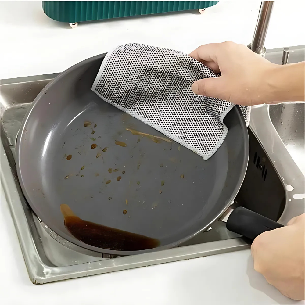 BowLift | Kitchen Wire Mesh Cleaning Cloth Set