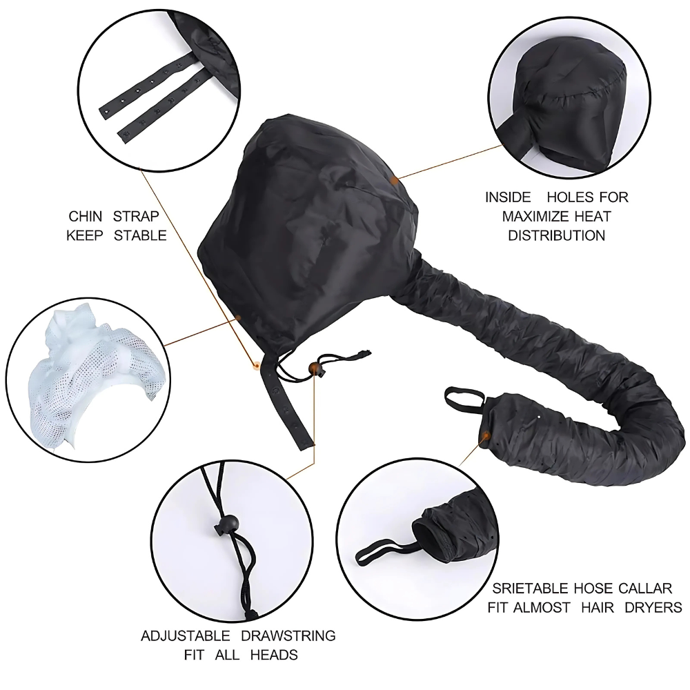 BowLift | Hair Dryer Bonnet Cap Mesh
