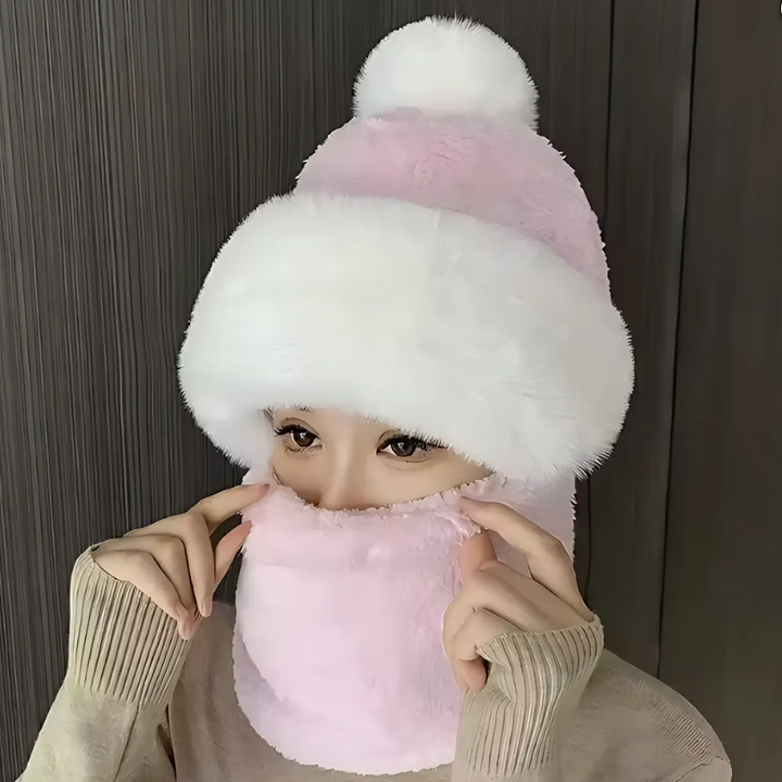 BowLift | Winter Faux Fur Beanie Scarf Set