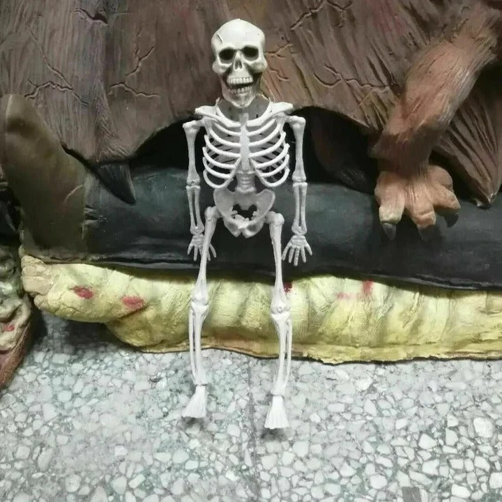 BowLift | Creepy Poseable Skeleton for Halloween Decorations