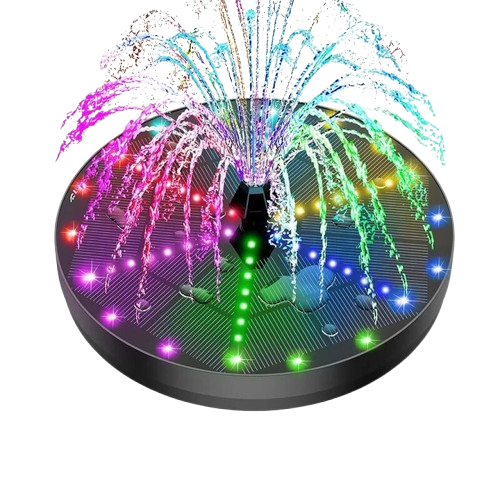 BowLift | Solar Fountain with 60 LED Lights