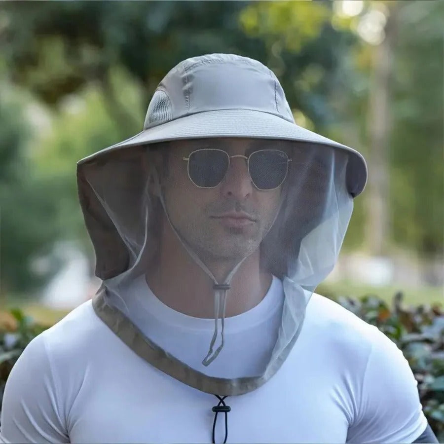 BowLift | Breathable Sun and Mosquito Protection Wide Brim Hat