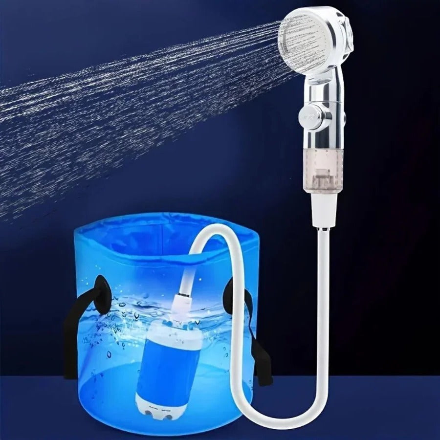 BowLift | Portable USB Rechargeable Water Pump Shower Head