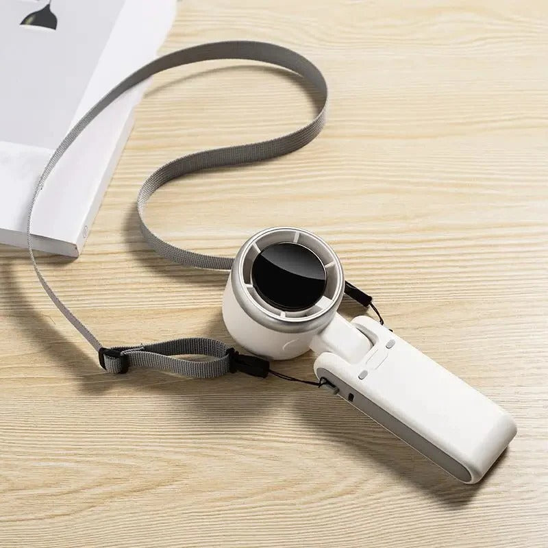 BowLift | Foldable Handheld Turbo Fan with Digital Display