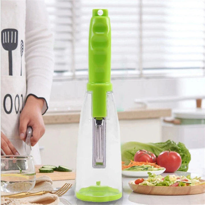 BowLift | Multifunction Apple and Vegetable Peeler with Storage Tube