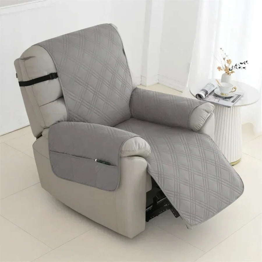 BowLift | Waterproof Quilted Recliner Arm Chair Slip Cover
