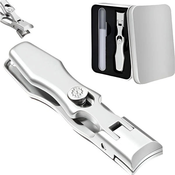 BowLift | Stainless Steel Nail Clipper, Ergonomic Handle, Compact Travel Design