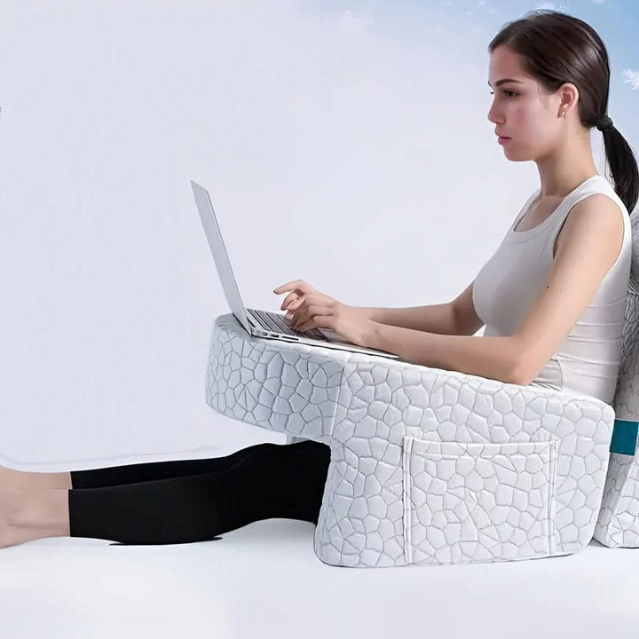 BowLift | Memory Foam Reading Pillow with Arm and Back Support