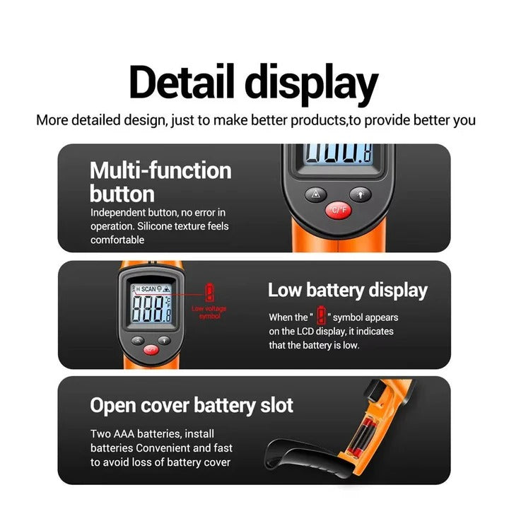 BowLift | Digital Infrared Thermometer with Laser Targeting