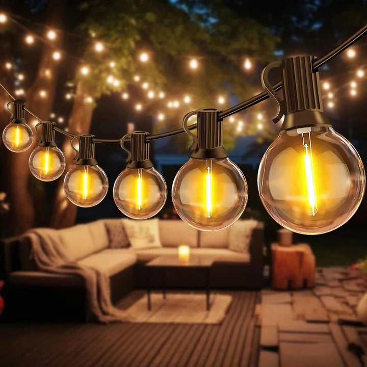 BowLift | Outdoor LED Bulb String Lights for Home and Events