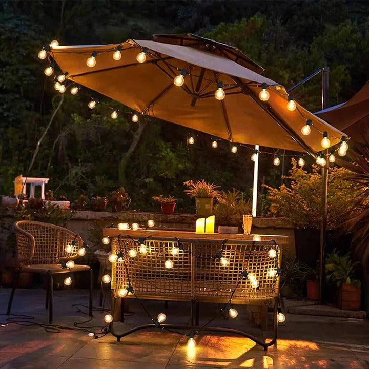 BowLift | Outdoor LED Bulb String Lights for Home and Events