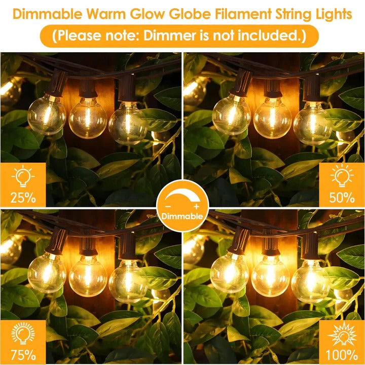 BowLift | Outdoor LED Bulb String Lights for Home and Events