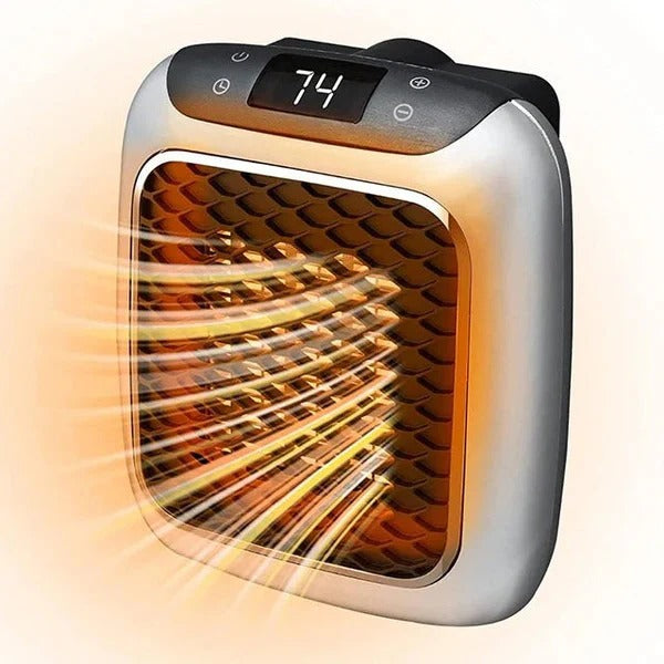 BowLift | Mini Electric Wall Heater, 800W Plug-In Portable Design