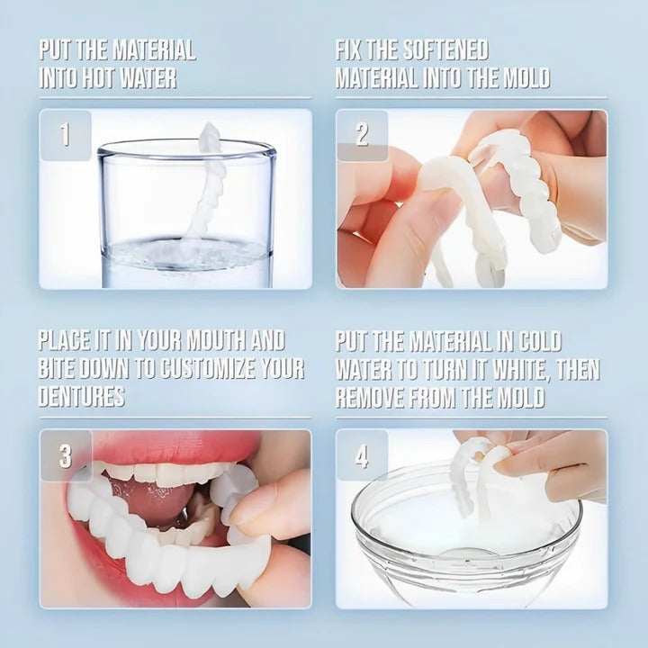 BowLift | Removable Smile Veneers for Upper and Lower Teeth