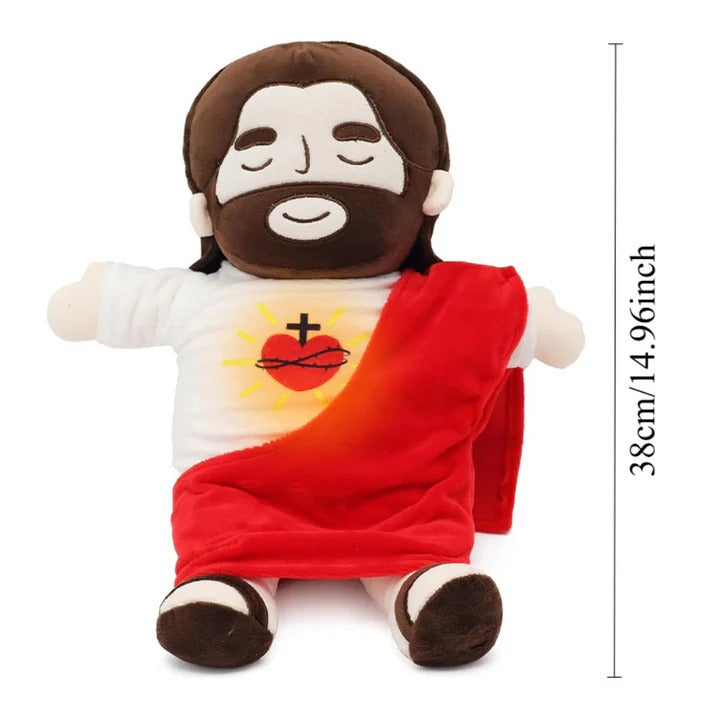 BowLift | Jesus Plush Comfort Doll – Calming Rhythmic Breathing Toy