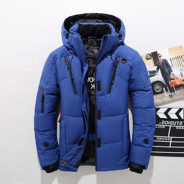 BowLift | Insulated Duck Down Jacket – Removable Hood Winter Zip Coat