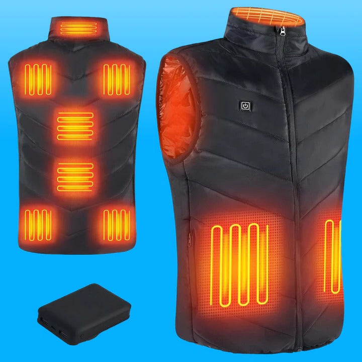 BowLift | Lightweight Heated Unisex Puffer Vest For Winter Outdoor Activities