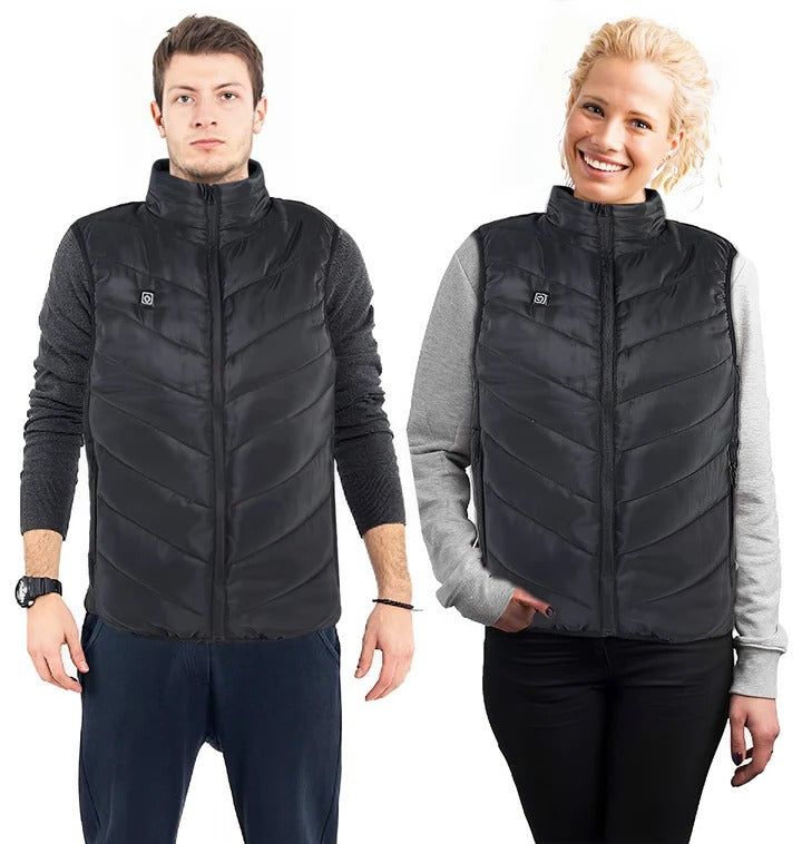 BowLift | Lightweight Heated Unisex Puffer Vest For Winter Outdoor Activities