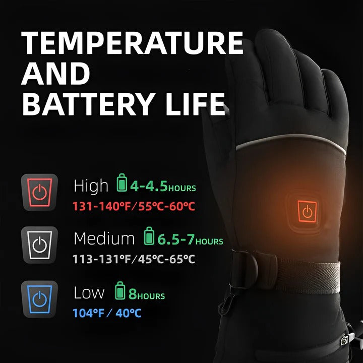 BowLift | Rechargeable Heated Gloves – Adjustable Warmers for Winter