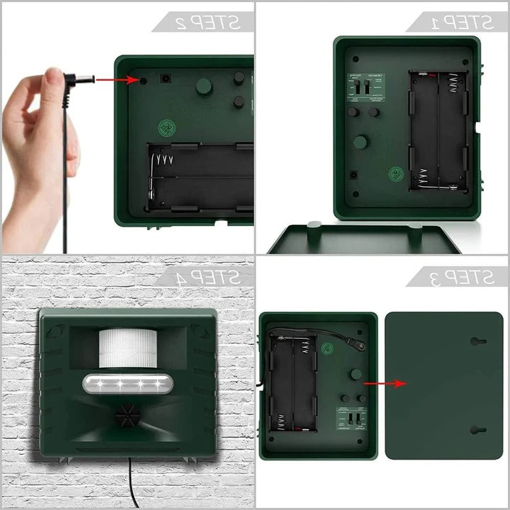 BowLift | Ultrasonic Bird Deterrent – Solar-Powered Outdoor Device for Woodpeckers
