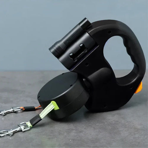 BowLift | Two Dog Walking Leash Tangle Proof With 360 Degree Connector