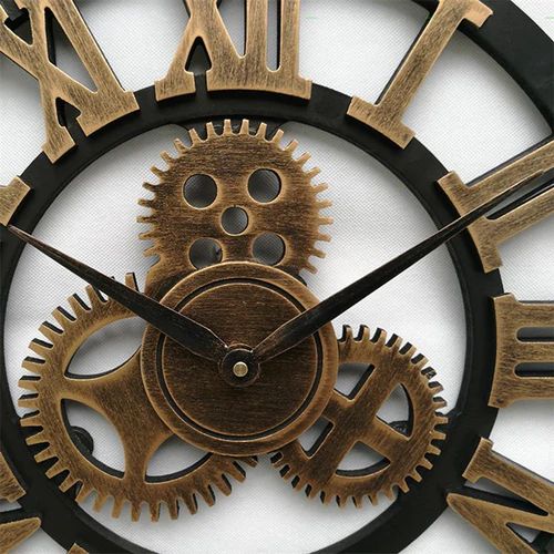 BowLift | Wall clock in industrial style