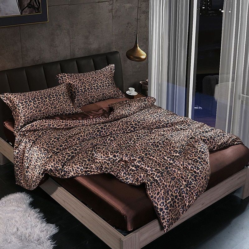 BowLift | Silk/Satin Bed Linen Duvet Cover Luxury Set (2x Pillowcase, 1x Fitted Sheet, 1x Duvet)