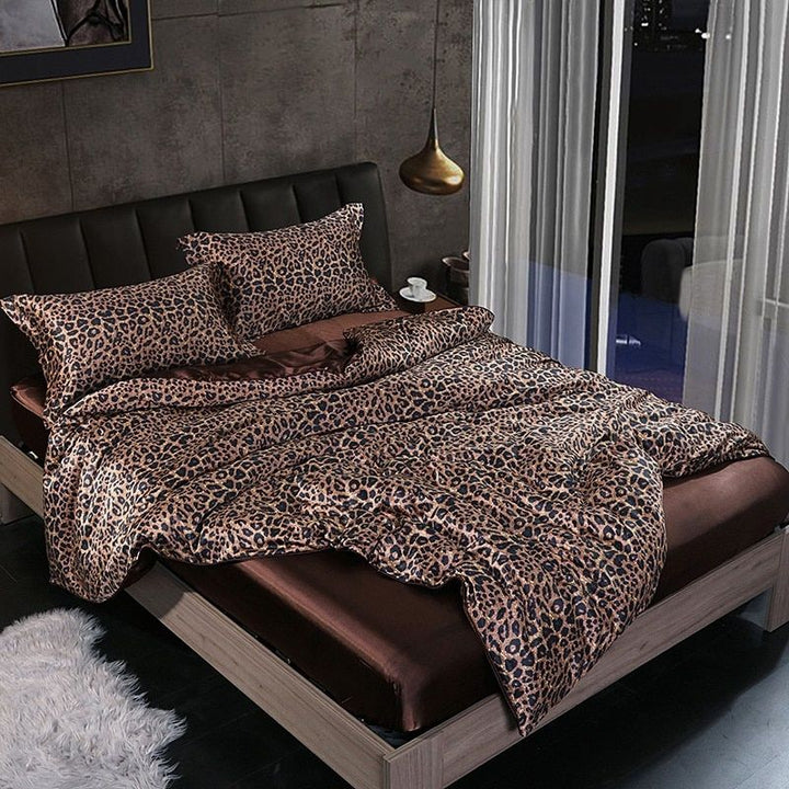 BowLift | Silk/Satin Bed Linen Duvet Cover Luxury Set (2x Pillowcase, 1x Fitted Sheet, 1x Duvet)