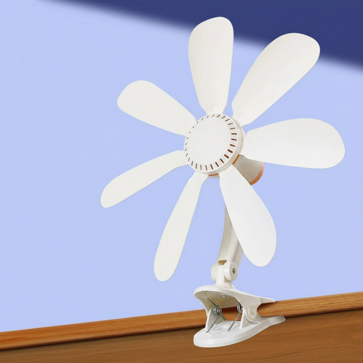 Portable Clip-On Desk & Bedside Fan | Bowlift