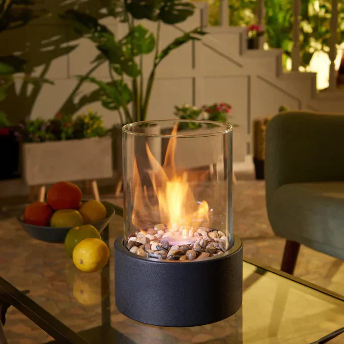 BowLift | Stylish Table Fireplace GlowLuxe Lantern for Coziness at Home