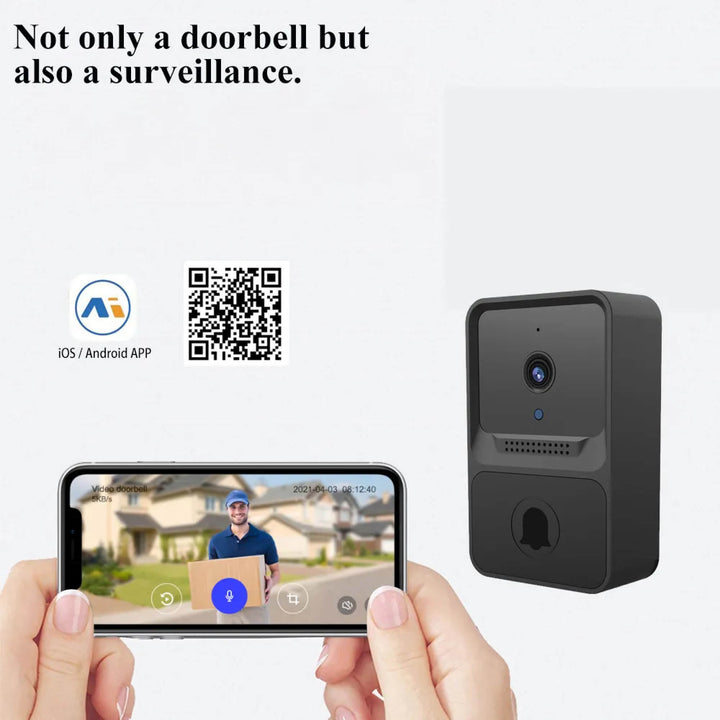 BowLift | Video Door Bells Wireless Chime With Top Rated Camera Microphone Speaker